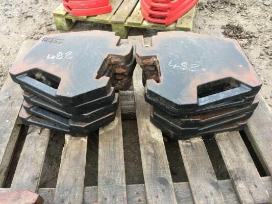 Set of IH Front Weights