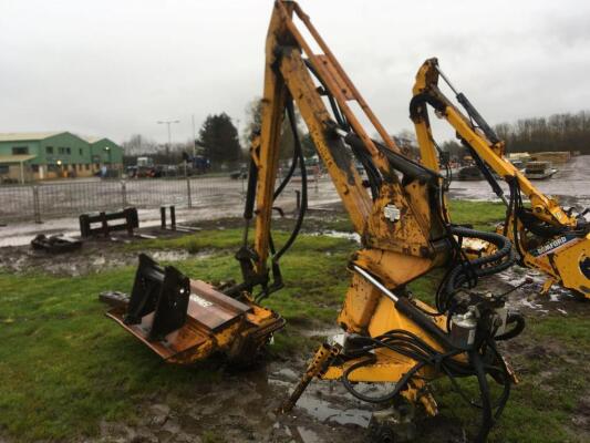 McConnel Hy-Reach Hedgecutter c/w joystick in office