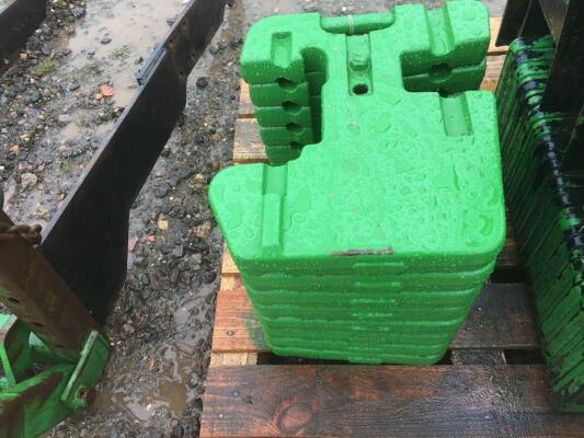 8no. John Deere Front Weights