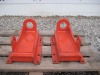 ALBUTT BOLT ON BRACKETS TO FIT PIN & CONE LIGHT SURFACE RUST, NO BOLTS- (SERIAL NO N/A) (A1144361) (NO RESERVE)