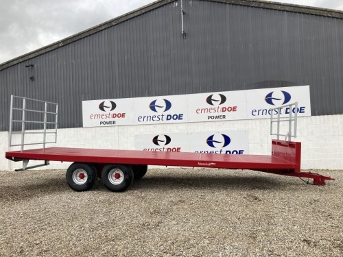 2020 MARSHALL TRAILERS BC25 10T BALE TRAILER NEW & UNUSED 25FT 10T BALE TRAILER, REAR TOOLBOX HARVEST LADDERS WALKING AXLES, 6 STUD 335/80 R15.3 TYRES HYDRAULIC BRAKES - (SERIAL NO 106990) (11173565) (MANUFACTURERS WARRANTY APPLIES)