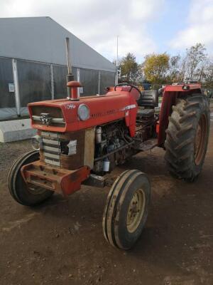 Massey Ferguson 168 Tractor C W 4 Bolt Pump Wide Tyres Power Steering Ser No F1058 C C Drive Through Auction Of Tractors To Be Held At The Machinery Saleground Sutton Ely