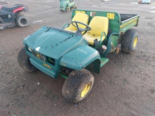 John Deere Diesel Gator 6x4 c/w 3cyl. engine spares or repair C/C: 87034090