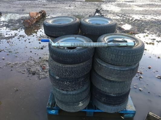 Pallet of Ifor Williams Wheels & Trailer Parts UNRESERVED LOT