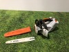 2018 STIHL 1252-967-1803 BATTERY TOP HANDLE CHAINSAW SHELL USED 439141302 NO WARRANTY (NO RESERVE)