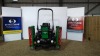 2003 RANSOMES HIGHWAY 2130 TRIPLE MOWER 33 HP 4 CYLINDER KUBOTA DIESEL ENGINE, HYDROSTATIC TRANSMISSION, 4 WHEEL DRIVE, 4- KNIFE SPORTS 200 UNITS, 2.13 M WIDTH OF CUT, INDIVIDUAL LIFT AND LOWER UNITS, POWER STEERING WITH TILT STEERING WHEEL, HYDR