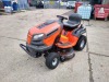 2014 HUSQVARNA YTH 184T RIDE-ON MOWER 18 HP 'V' TWIN KAWASAKI PETROL ENGINE, HYDROSTATIC TRANSMISSION, 42' SIDE DISCHARGE DECK 011814A001307 71179256