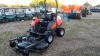 2014 HUSQVARNA P525 D RIDE-ON MOWER DIESEL 25 HP 3 CYLINDER DIESEL ENGINE, ARTICULATED POWER STEERING, ALL WHEEL DRIVE, TWIN PEDAL HYDROSTATIC TRANSMISSION, SHAFT DRIVEN 155 CM COMBI MULCH DECK WITH HYDRAULIC HEIGHT ADJUSTMENT FROM THE SEAT, CAN BE