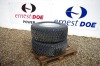 4 X MISC WHEEL AND TYRES EX HIRE WHEELS AND TYRES 8 STUD, 220MM HUB DIAMETER (#2)