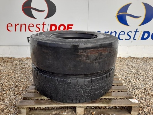 1 X PAIR OF WHEELS & TYRES 315/80 R22.5 (1-6) (NO RESERVE)