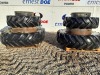 1 X SET OF GOODYEAR 14.9 R28 & ALLIANCE 18.4 R38 DUAL WHEELS C/W 4 X SHORT & 8 X LONG CLAMPS (1)