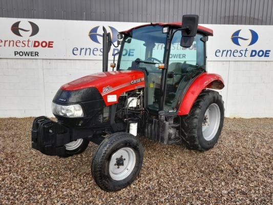2018 CASE FARMALL 55C 2WD TRACTOR, 30K 12 X 12 POWER SHUTTLE TRANSMISSION WITH HYDRAULIC PTO, 2916 HOURS, FRONT WEIGHTS, 540 PTO, 2 X MANUAL SPOOLS, DIFF LOCK, MECHANICAL DRAFT CONTROL, MECHANCIAL FAST/RAISE LOWER CONTROL, FRONT WIPER, CLOTH SEAT, AIR CON