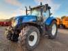 2015 NEW HOLLAND T7.250AC 4WD TRACTOR, 50K AUTO COMMAND TRANSMISSION, 8022 HOURS, FRONT LINKAGE, FRONT PRO, CAB & FRONT SUSPENSION, AIR BRAKES, EXHAUST BRAKE, 540/540E/1000/1000E PTO, 4 X ELECTRIC SPOOLS, ELECTRIC MIRRORS, AIR SEAT, AIR CON, HOOK & CLEVIS