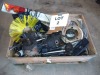 1 X LOT OF MIXED PARTS, ASSORTED STARTER MOTORS, TRANSFER BOXES, GEAR BOXES & MISCELLANEOUS AGRICULTURAL ITEMS (1) (NO RESERVE)