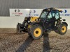 2018 CAT TH357D EXCLUSIVE + 125 TELEHANDLER, POWERSHIFT TRANSMISSION, 1223 HOURS, BOOM SUSPENSION, CAT HEADSTOCK, PALLET FORKS, REAR PICK UP HITCH, HEATED AIR SEAT, AIR CON, LED LIGHTS, ROOF GUARD, REVERSE CAMERA, SCUFFS AND SCRAPES TO ENGINE COVER, DOOR