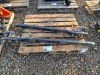 1 X PAIR OF REAR DRAWBARS TO SUIT CASE MAGNUM/NEW HOLLAND TG/T8 TRACTOR, 1 X PIN MISSING (1-38) (NO RESERVE)