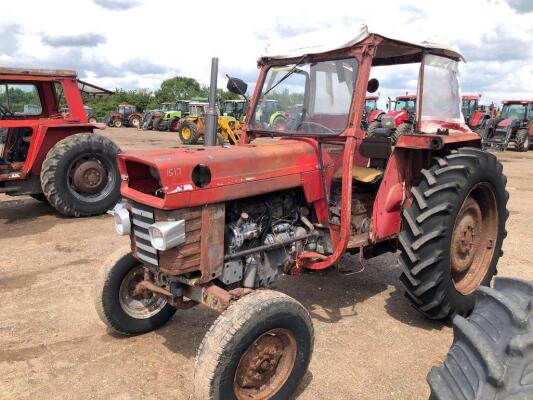 Massey Ferguson 168 Tractor c/w square axle C/C: 87109310