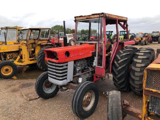 Massey Ferguson 165 Tractor c/w 4 bolt pump, square axle Ser. No. 110468