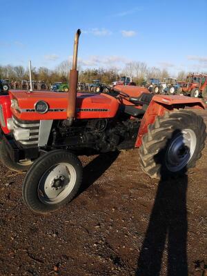 Massey Ferguson 165 Tractor c/w square axle Ser. No. 251058 Hours: 7183 C/C: 87019310