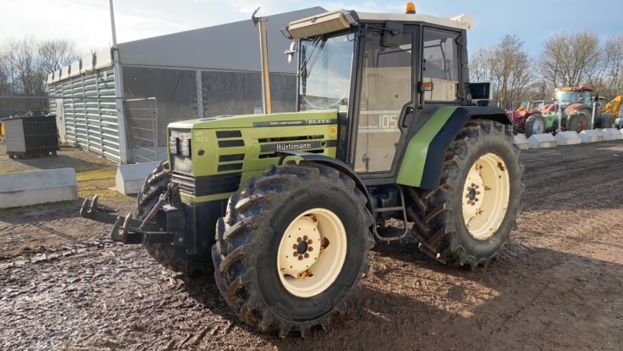 1996 Hurlimann 105 4wd Tractor <br/>c/w air con, front linkage, pto, tyres unused <br/>Reg. No. Q546 CHH<br/>Ser. No. 1211<br/>C/C: 87019410