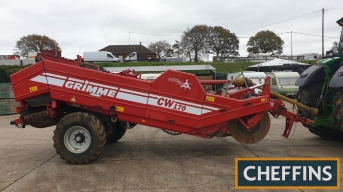 2010 Grimme CW170 Combi-Web soil separator fitted with intake rotorflow rotor, 2no. rows of stars, 32mm 1st web, single row of stars, 32mm second web and hydraulic top scrubber web Serial No. 96000531 Location: Near Kings Lynn