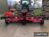 2007 George Moate two bed hydraulic folding bed tiller c/w straight hardened blades, rear ridging bodies, intake discs, hydraulic disc markers, wheel eradicator tines, rear depth wheels, supplied with bedforming hoods Serial No. 79307 Location: South Peth