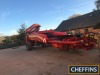 2012 Grimme GT170S 2row trailed unmanned potato harvester fitted with full width digging, half diabols, 45mm intake web, 40mm 1st and 2nd web main webs, hydraulic ridge pressure system, mechanical web drive, twin multi-sep separator, 10mm scrolls, soft sh