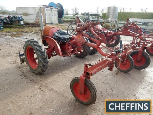 DAVID BROWN 2D diesel TRACTOR Fitted with Kubota engine, rear mounted bed markers set for 80ins work on 8.5-24 rear and 4.22-15 front wheels and tyres Serial No. 11569