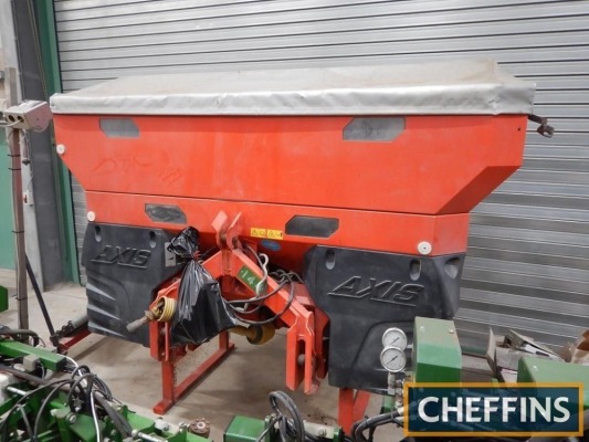 2011 Kuhn Axis 40.1W mounted twin disc fertiliser spreader with headland guard, stand and S4 discs Serial No. 26175
