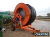 Irrifrance Javelin 110/320 trailed single axle irrigation reel with rain gun and trolley Serial No. 25P0107