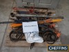 Miscellaneous cultivator tines, eradicator tines, applicator drive and fish tails