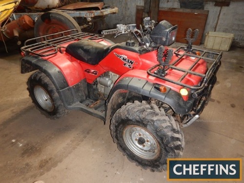 HONDA Foreman TRX450 ES petrol 4x4 ATV Reg. No. Q770 KCY Serial No. 478TE22U414251147 Mileage: 13,151 Hours: 1,293 FDR: 22/07/2016