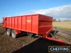 Merrick Loggin 14tonne tandem axle steel bodied tipping trailed with hydraulic tailgate Serial No. 190217