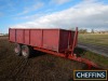 Tandem axle steel bodied grain trailer, lorry conversion