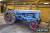 1955 FORDSON E1A Major 6cylinder diesel TRACTOR Fitted with Ford 6D engine conversion with pulley wheel and rear wheel weights