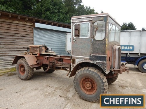 1943 AEC Matador 4wd LORRY Fitted with rear winch and anchor and undergoing restoration work. V5C and green log book available Reg. No. JJU 465D Serial No. 08536784