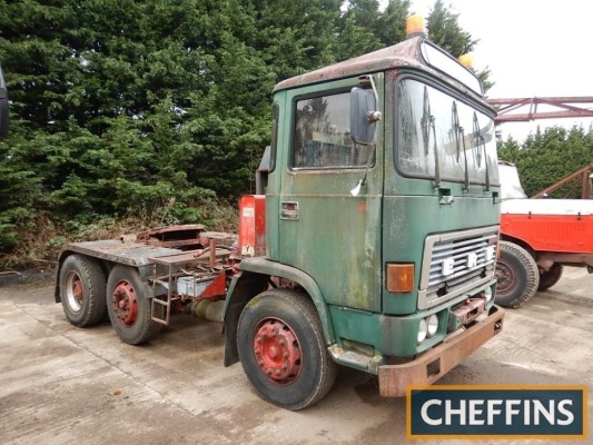 1984 ERF C Series 6x2 TRACTOR UNIT Fitted with Hyva tipping gear. HPI checks show an active registration number, but no documentation is available Reg. No. B167 LNR Serial No. 50133 Mileage: 520,530kms