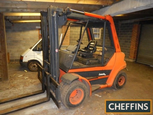 LANSING H80 9tonne diesel FIXED MAST FORKLIFT Fitted with pallet tines Serial No. 353GO4000480 Hours: 1,217