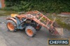 KUBOTA B6000 4wd diesel COMPACT TRACTOR Fitted with front loader and bucket, rear linkage and PTO