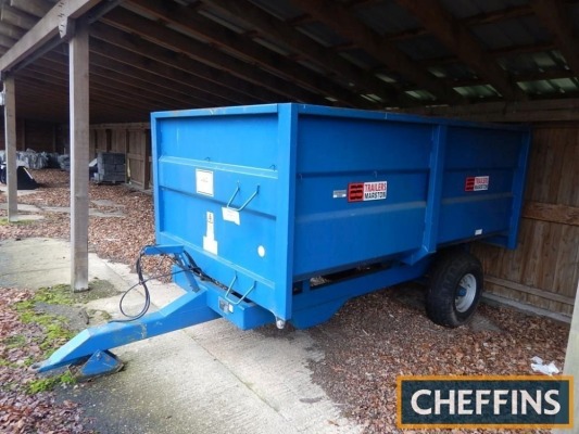 2008 AS Marston SAP 6.5tonne steel monocoque tipping trailer Serial No. 215193