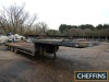 1987 Broshuis 3ASF-36 30ft tri-axle step frame low loader trailer Chassis No. 87350