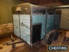 Tandem axle wooden bodied livestock trailer with pipe threader unit and various spares