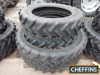 Set of 4no. pr. BKT 270/95R48 rear and pr. 270/95R32 front tyres 