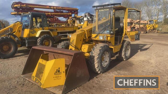 Sanderson 726 4wd Telehandler c/w bucket & pallet tines Reg. No. C401 BWT Ser. No. T2T54056A6244 C/C: 84295199