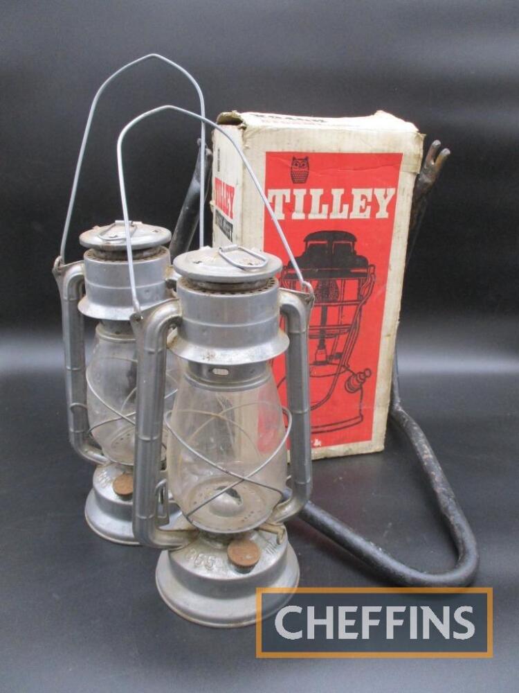 Tilley X246B Stormlight (boxed), Tilley floodlamp stand and two