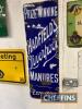 Prize Winning Hadfield's Liverpool Manures, an enamel sign by Falkirk Iron Co, 36x12ins