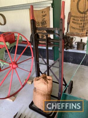 Cook's Patent wind up sack barrow (restored)