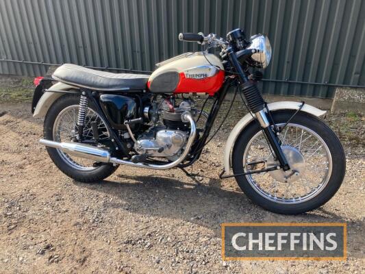 1967 500cc Triumph T90 Special MOTORCYCLE Reg. No. SMX 394F Frame No. H54955 Engine No. T90H51681 This very attractive Triumph special was a rescue mission and has been refurbished throughout. The engine has been uprated with a 500cc top end with all work