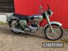 1955 500cc BSA Shooting Star MOTORCYCLE Reg. No. UKP 631 Frame No. CA711538 Engine No. CA7SS1441 A super clean and tidy Shooting Star finished in the traditional green over chrome tank, green mudguards and oil tank with a dark green frame. A letter from a