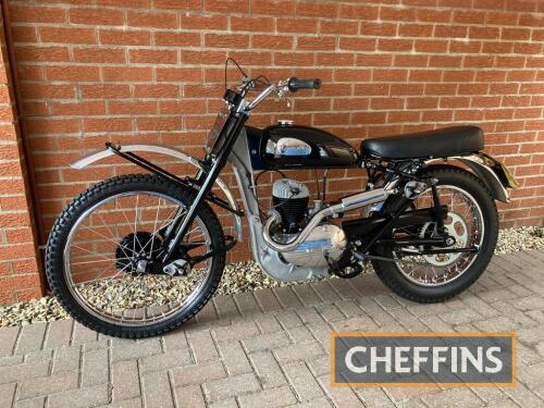 1955 197cc Greeves 20T Trials MOTORCYCLE Reg. No. FSJ 284 Frame No. 5032T Engine No. 491A/10763 An extremely uncommon example of Greeves second year of production trials machine, the vendor understands this to be one of only six examples known by the owne